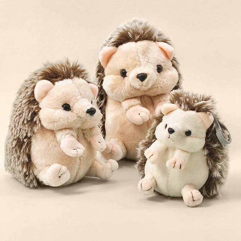 Cross-Border Simulation Hedgehog Doll Plush Toy Cute Doll Small Pendant Children's Day Birthday Gift Wholesale Dropshipping