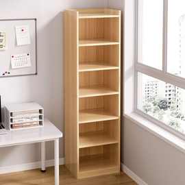 书架置物架落地简易家用小型收纳窄缝书柜靠墙转角书桌旁分层架子