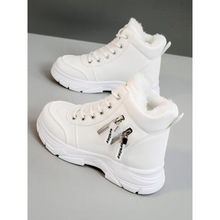 S 30998 Fleece thick sole high top dad shoes ���޺�׸߰���