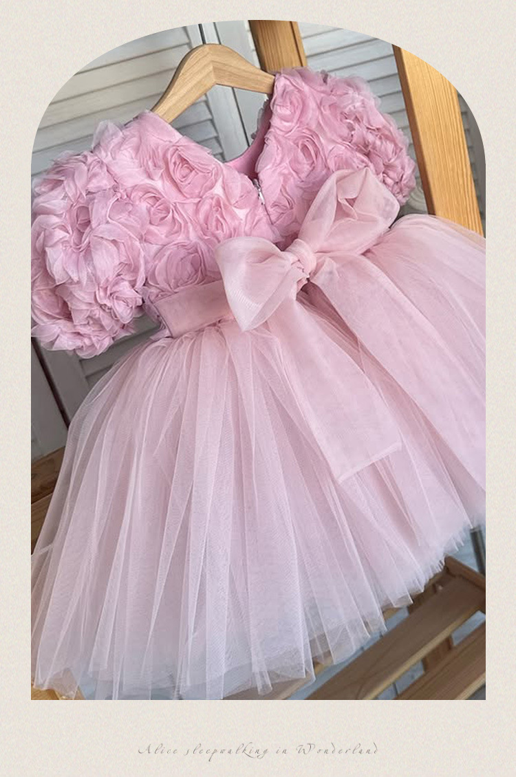 Robe de princesse pour fille pour mariage et cérémonie chic_voghion.com
