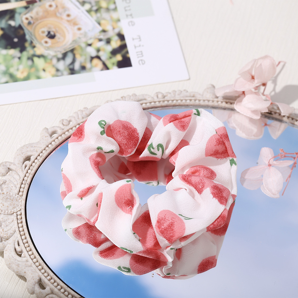 Fashion Fruit Pattern Children's Hair Scrunchies Wholesale display picture 13