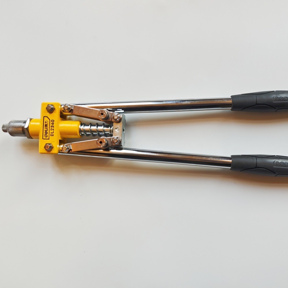 得力430mm双把拉铆枪DL2340手动铆钉枪家用拉毛抢卯钉拉钉钳柳钉