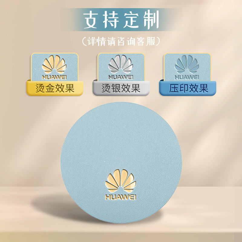 円形カップマットpu皮革広告活動製品滑り止め防水カップマット現物カスタム印刷可能企業ロゴ|undefined