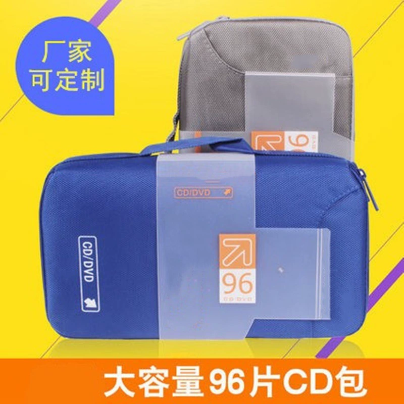 Холст CD пакет 32/64/96 автомобилей CD пакет DVD хранения Box клип Пзготовителей