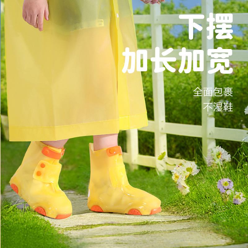 子供の使い捨てレインコートは男女小学校の中学生がかばんを背負って屋外で携帯して全身の豪雨防止レインコートを着ることができる|undefined