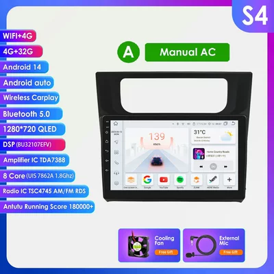 Navigation, DVD Navigation - 432g-wifi4g-lte-version-7862-carplay-eight-core-10inch-suitable-for-volkswagen-caddy-2015-2018-manual-air-conditioner