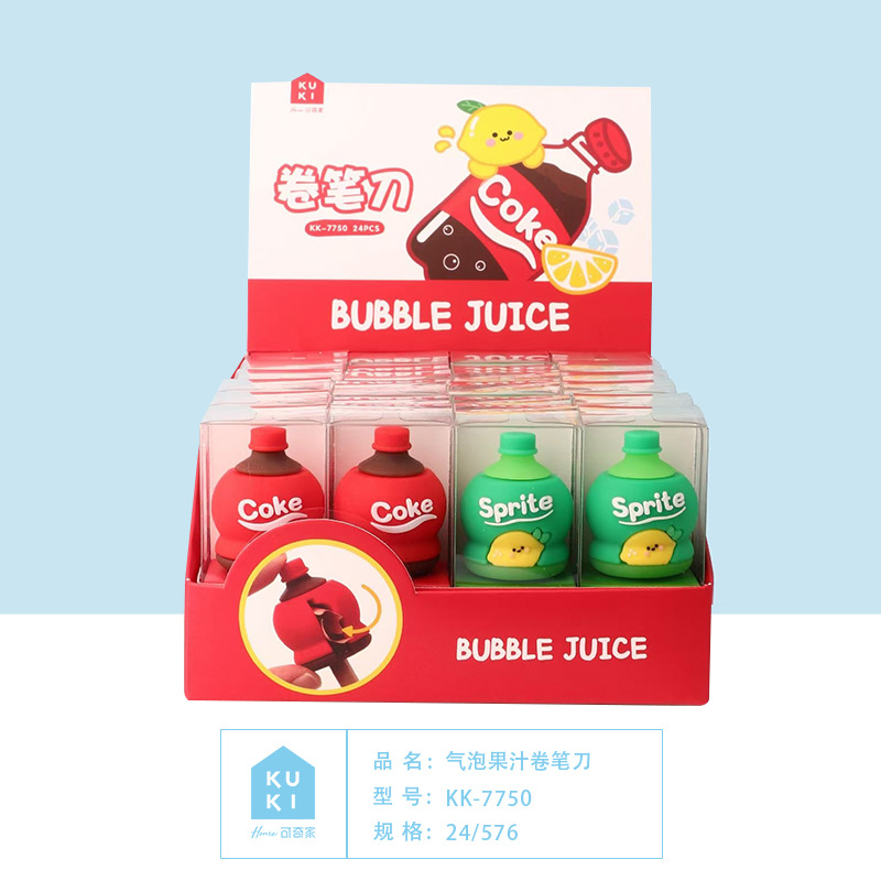 Cuchillo de lápiz KUKI KOKI para niños, dispositivo de transferencia de lápiz manual, cuchillo de lápiz de muñeca creativo especial para estudiantes de primaria