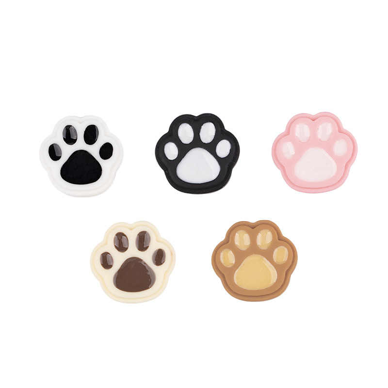 Directo de fábrica nuevo gato dibujos animados rasguño chocolate accesorios resina DIY pegamento crema teléfono móvil parche material al por mayor