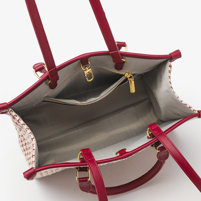 2024 niche tote women with capacity briefcase, versatile for work, commuting, computer , one shoulder portable large_voghion.com