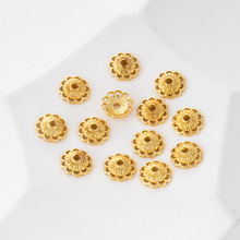 18K�~����ɫ������8mmñ���ٽz��߅diy����朶���Ʒ���