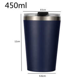 跨境冰霸15oz啤酒汽车杯不锈钢双层咖啡保温杯保冷杯子真空水杯