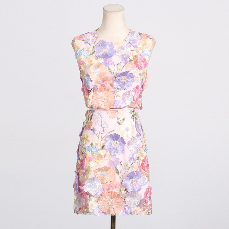Daily Women's Elegant Flower Spandex Polyester Skirt Sets Skirt Sets display picture 6