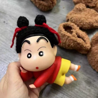 Car ornaments – rear Cuihua village flower crayon - nezha-lying-down-xiaoxin-contains-traceless-glue