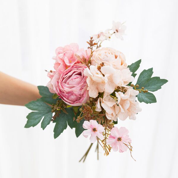 Fruit border retro simulated flower rose bouquet wedding home living…