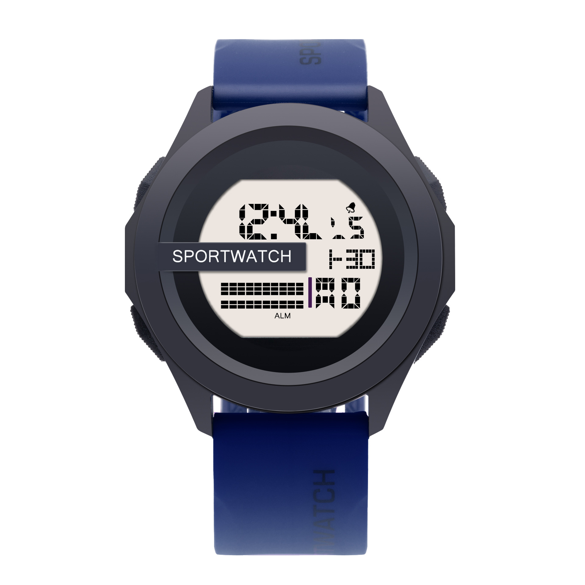 Reloj de hombre artístico retro reloj electrónico digital de moda estilo deportivo al aire libre reloj de personalidad de estudiante luminoso impermeable