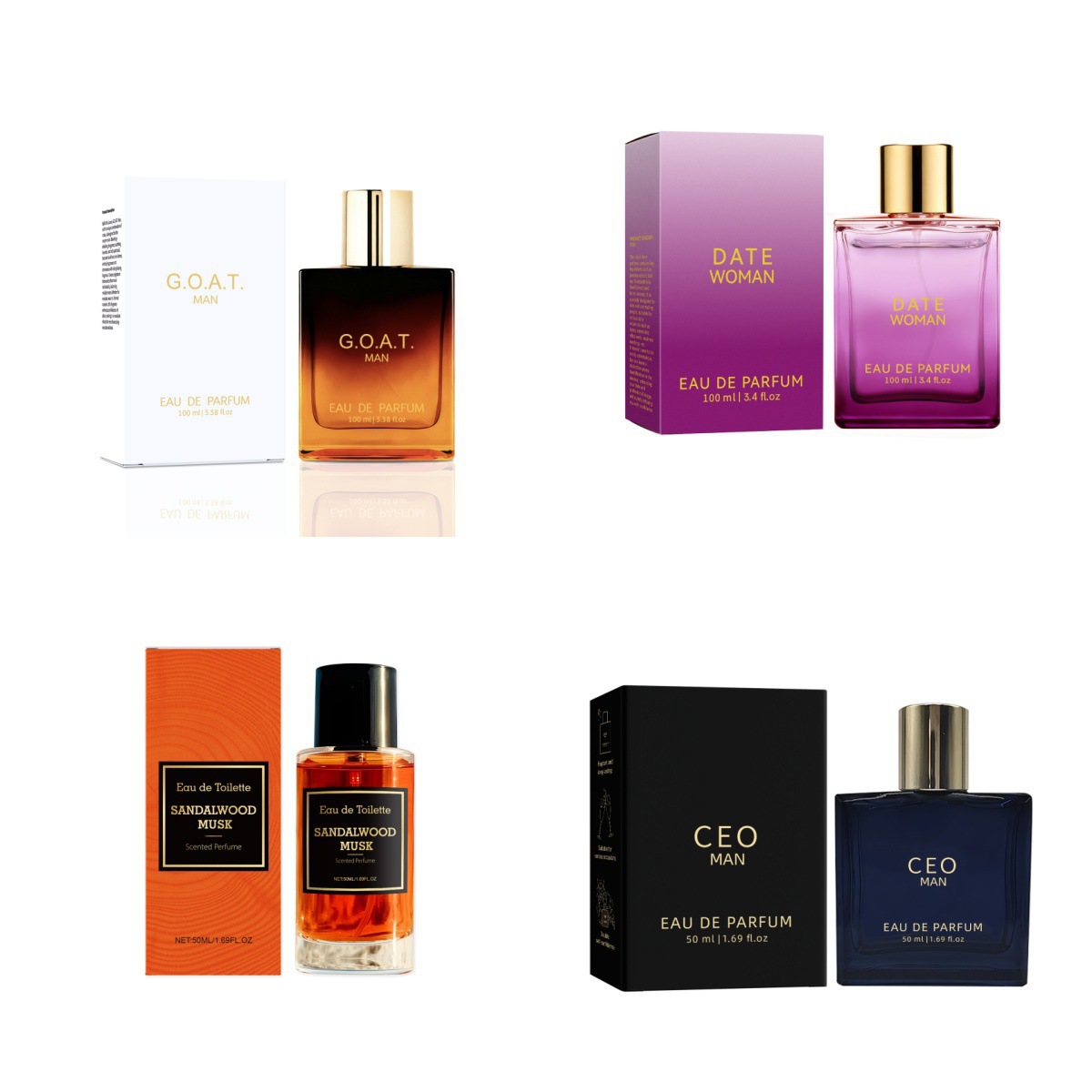 Cross-Border Tk Men'S/Women's Perfume, Long-Lasting Fragrance, Niche Fresh Scent, Essential for Dating, Multiple Options Available