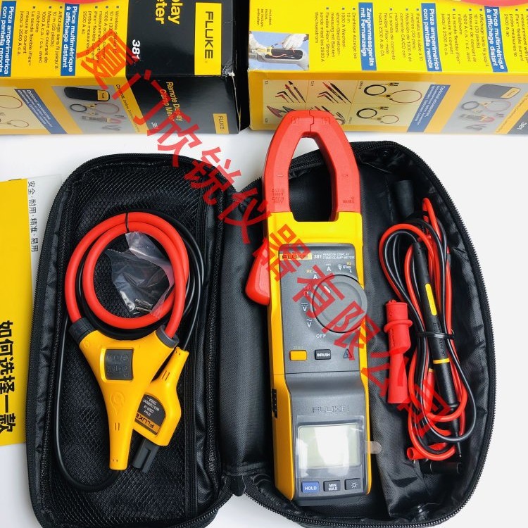 福禄克FLUKE381远程显示真有效值交直流钳形电流表F381