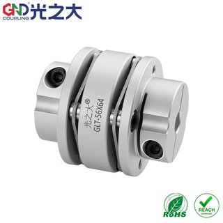定制台阶式不锈钢单膜片联轴器GLT-34X37.5大扭矩弹性电机联轴器