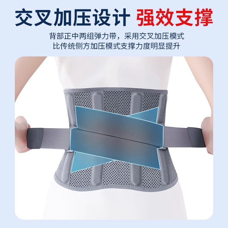 Zhuochen 腰椎椎間板ヘルニア用腰ベルト、腰筋緊張用特殊ベルト、通気性のあるスポーツ腰ベルト、ドロップシッピング|undefined