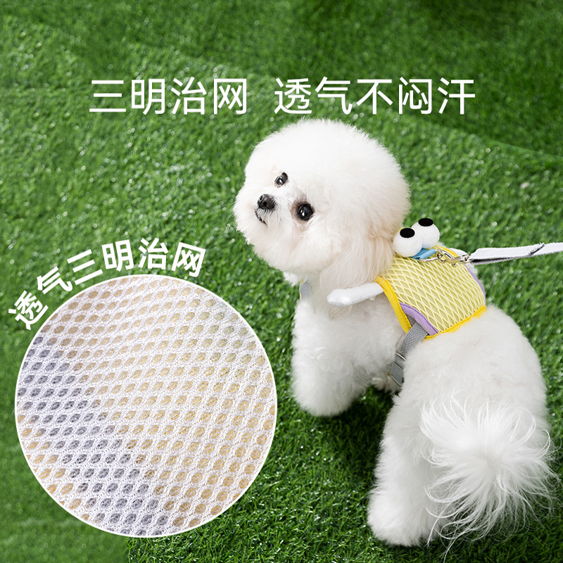 Cuerda de tracción para perros, tipo chaleco, cuerda para pasear perros, correa para el pecho para perros pequeños y medianos, anti-liberación para gatos, cuerda para pasear perros, productos para mascotas