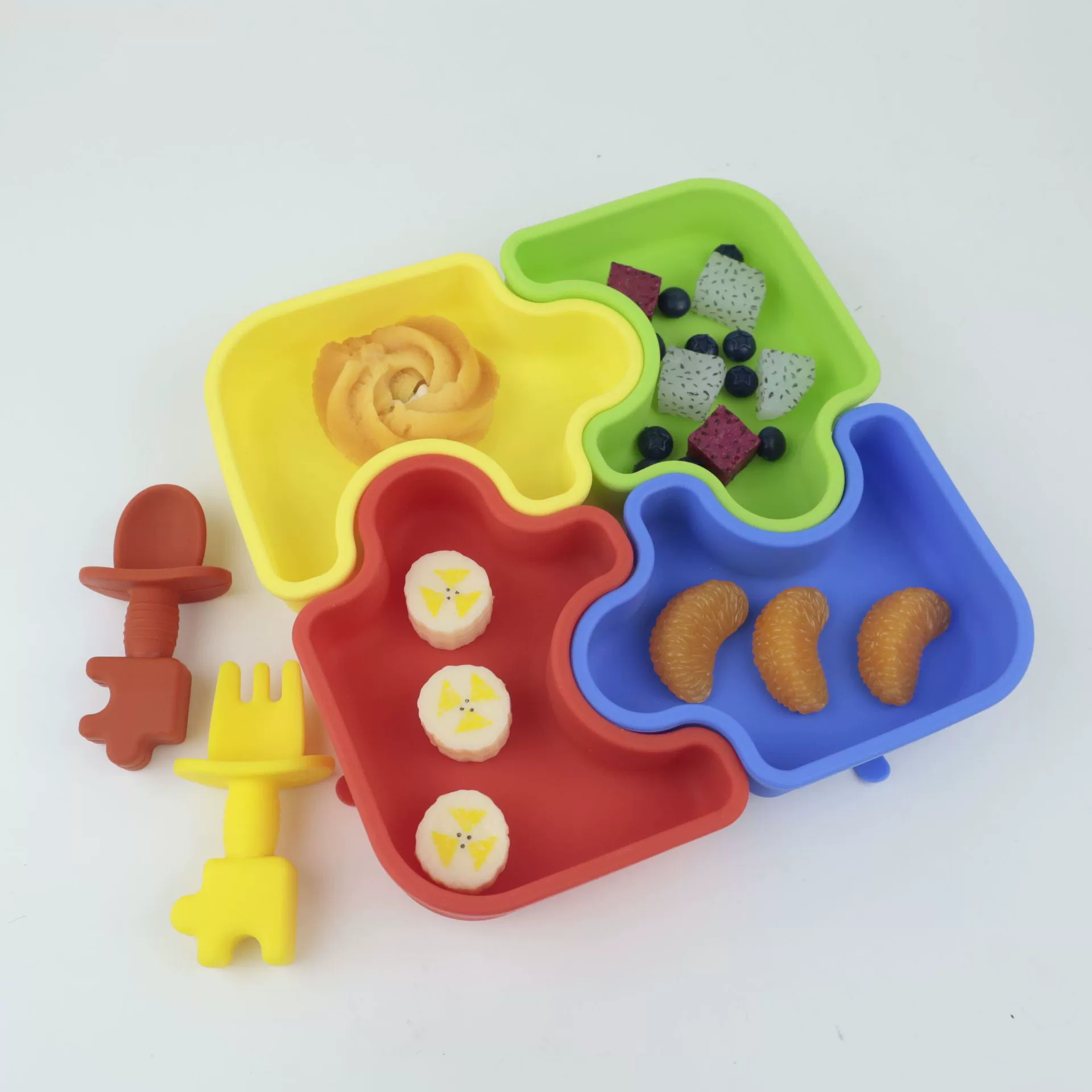 Трансграничные горячие продажи детские головоломки тарелки четыре усиленные присоски