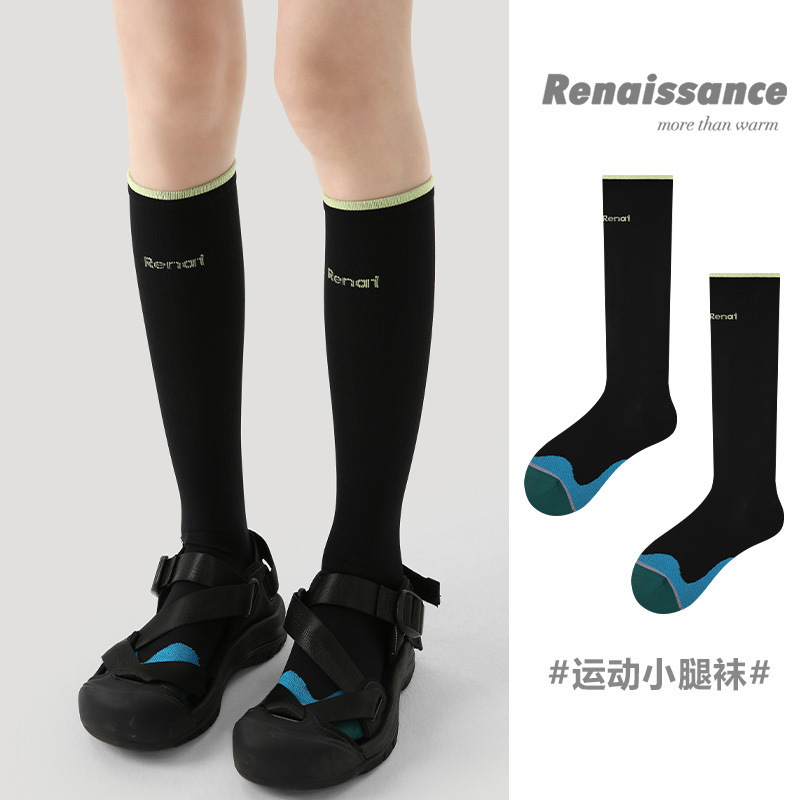 Renaissance Sports Women's Socks Summer Thin Mid-Tube Socks Yoga Running Skipping Rope Hiking Fitness Pressure Socks Renaissance Sports Women's Socks Summer Thin Mid-Tube Socks Yoga Running Skipping Rope Hiking Fitness Pressure Socks