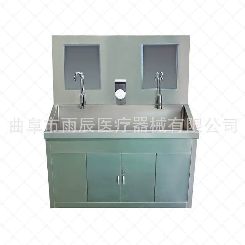 304 нержавеющая сталь Медицинский раковина двухместный сенсорный раковина для трех человек