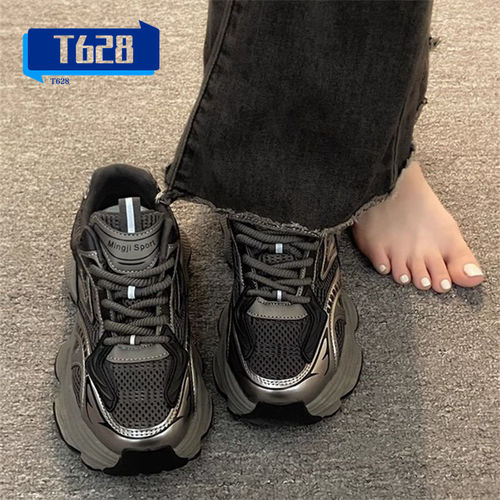 High-Quality, Versatile Father's Shoes for Women - Instagram Trendy 2024 Early Autumn New Arrival - Netizen-Recommended, Height-Increasing, Lightweight Athletic Father's Shoes for Women
