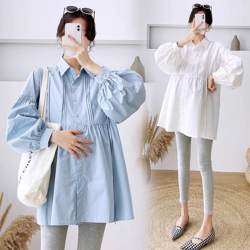 Модные весенние топы для беременных 2023: новые весенне-осенние костюмы, стильные рубашки и платья от интернет-знаменитостей, однотонные.