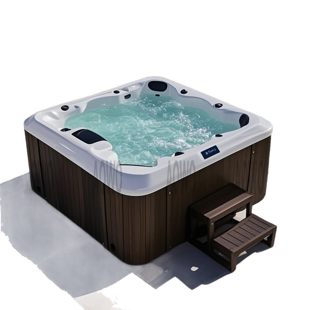 Spa de lujo al aire libre Piscina de masaje Jacuzzi Hotel Clubhouse Piscina