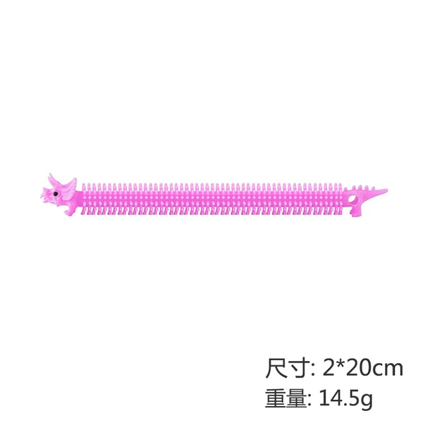 Fuchsia dinosaur, bracelet, anti-stress, 5G