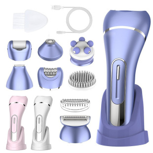 Seven-in-one ladies body hair trimming and shaving instrument private parts shaving device electric foot grinder household cleansing instrument wholesale