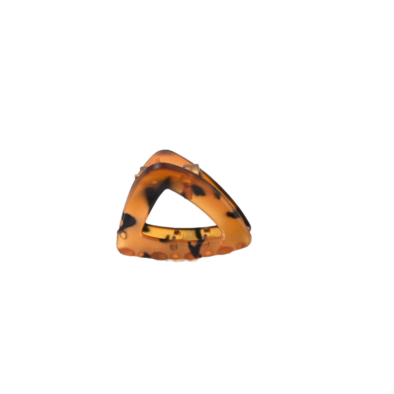 Triangle, universal matte crab pin, hair accessory, translucent shading