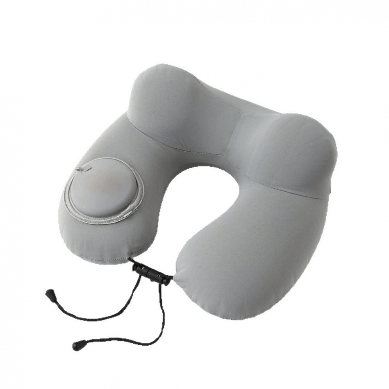 almohada de viaje tipo almohada jorobada presión inflable almohada de cuello portátil vuelo almohada de cuello viaje de negocios almohada de cuello viaje de larga distancia