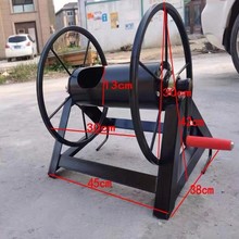 小型手摇带轴承加固线缆绕线盘 电线网线牵引绳收纳收线架放线架