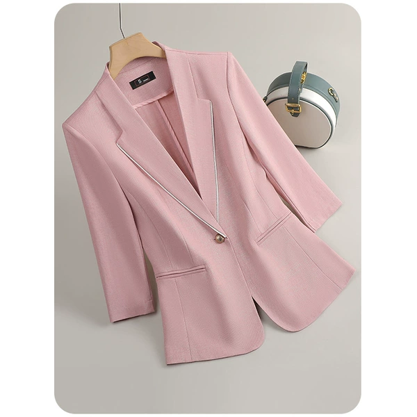 Fuchsia classic suit jacket