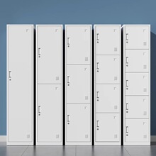 单门更衣柜宿舍带锁员工储物柜铁皮柜钢制柜更衣箱办公室衣柜鞋柜