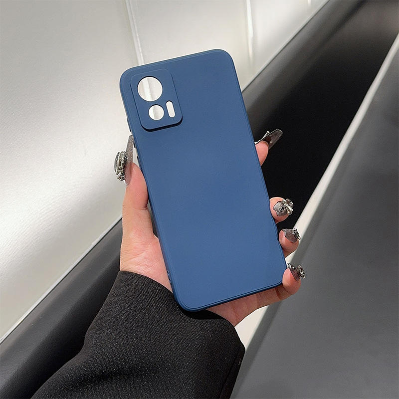 Funda protectora de TPU suave para Motorola Edge 50 Fusion 60pro, funda lisa con borde suave, funda líquida para teléfono móvil