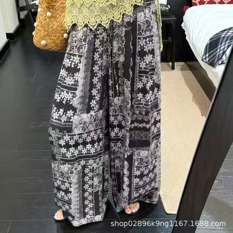 [5 días de preventa] [Pantalones de seda de algodón] Pantalones de pijama de seda de algodón para mujer