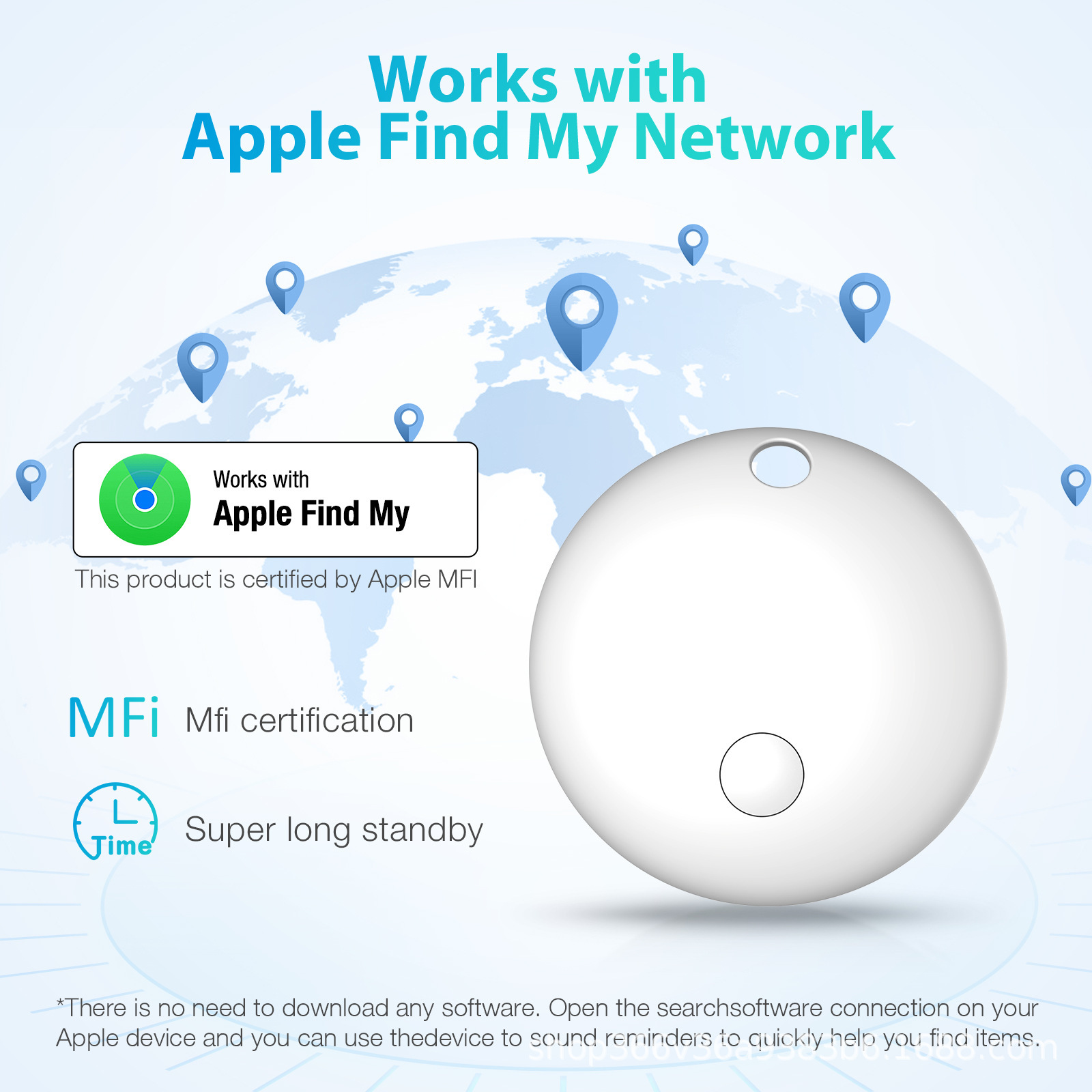 Bluetooth long-range locator tracker