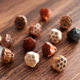 Peach Wood hand carving diy material accessories Feicheng baby ornaments car keychain Wenwan pendant ethnic style lotus
