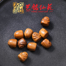 檀香木动漫人物绿檀紫檀卡通文玩diy手串手链项链串珠配饰配件