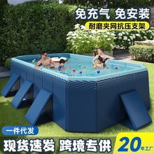 免充气游泳池可折叠儿童泳池婴儿成人家用戏水池加厚耐磨海洋球池