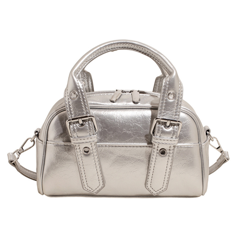 Bolso de bolos portátil para mujer 2025 nuevo bolso de almohada de nicho coreano de moda bolso de mensajero de hombro con ins de todo fósforo