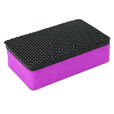 Cloth, Car Cleaning Mud, Car Decontamination, Car cleaning tools - hollow-square-ground-mud-rubbed-purple