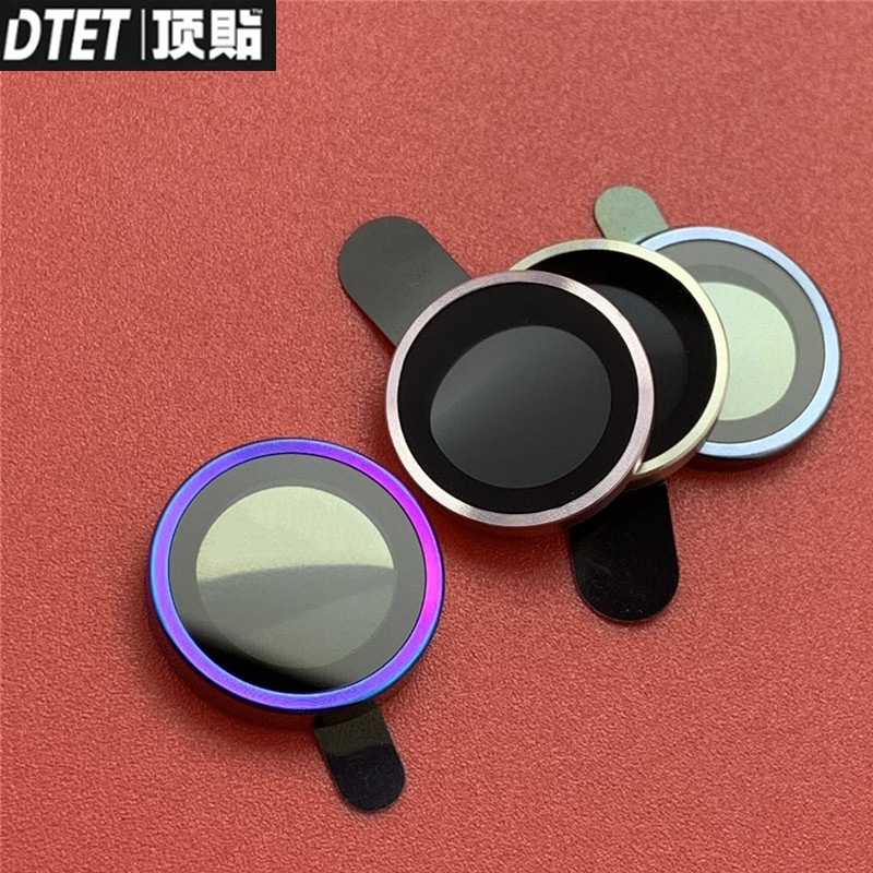 Top Sticker iphone16 Sapphire Lens Protector 16pro Stainless Steel Lens Ring for Apple 16PLUS