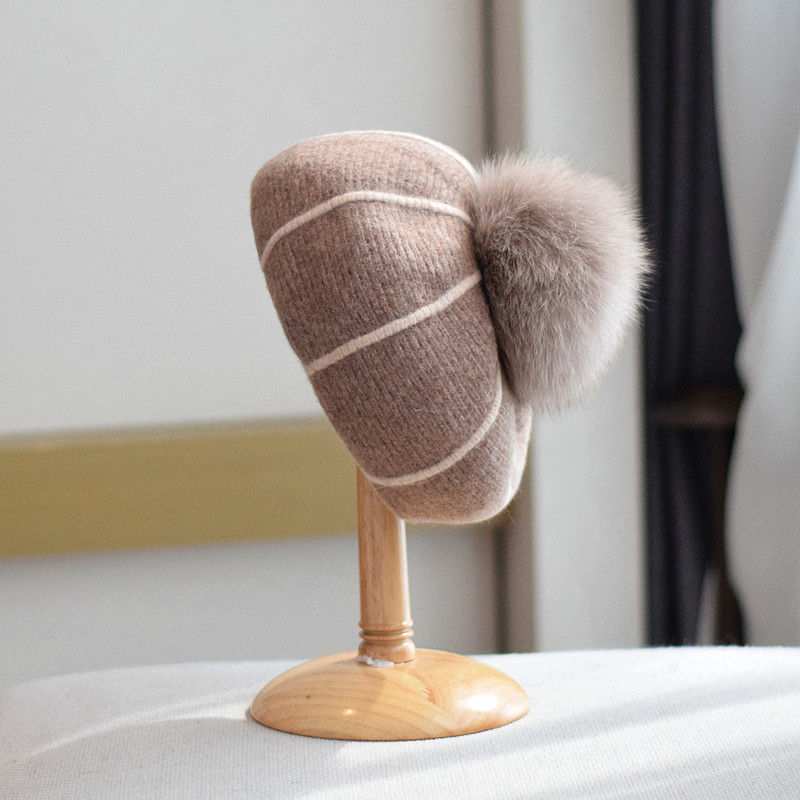 Pumpkin Wool Beret - Image 11