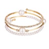 Crystal from pearl, fashionable bracelet, diamond accessory natural stone, wholesale