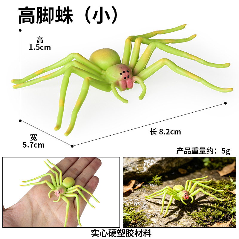 3989 araña pequeña y alta (verde)