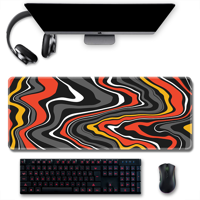 Alfombrilla de Ratón Grande US Dollar Heat Map, Borde Antideslizante, Engrosada